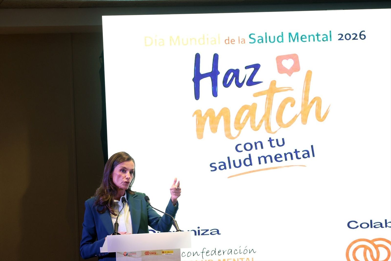 La reina Letizia apuesta por una atención especializada en salud mental accesible y universal