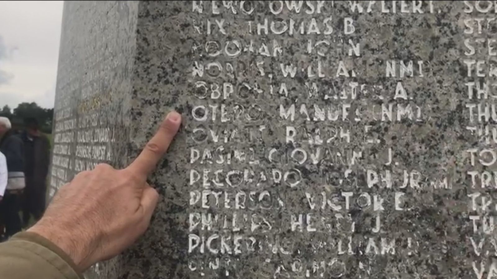 El nombre de Mauel Otero, presente en Normandía
