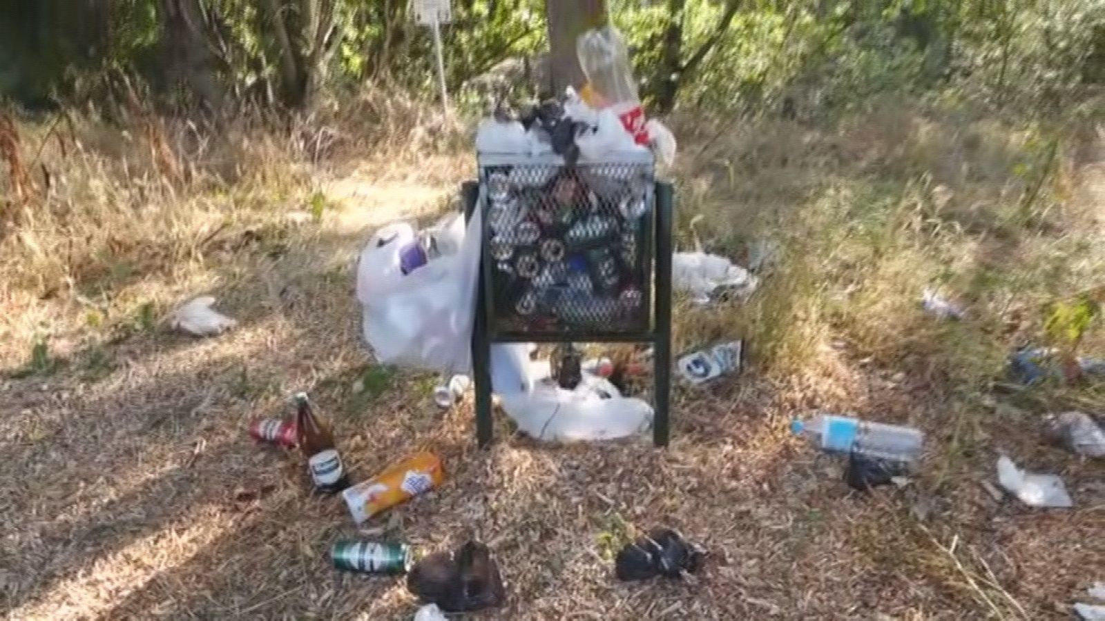 Denuncian la basura acumulada en algunos puntos de El Pardo