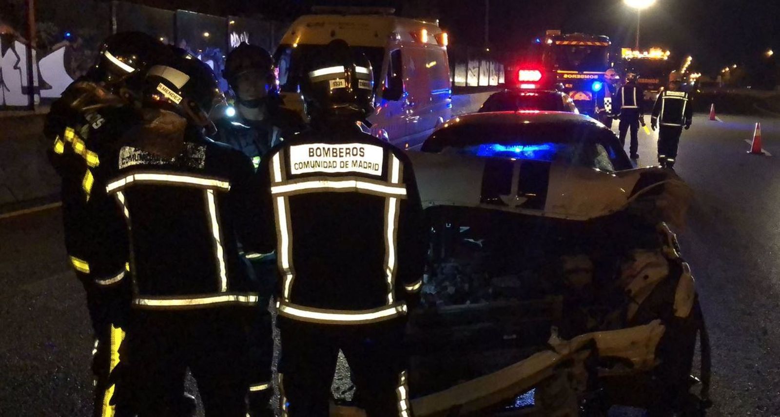 Accidente de tráfico en la A-6