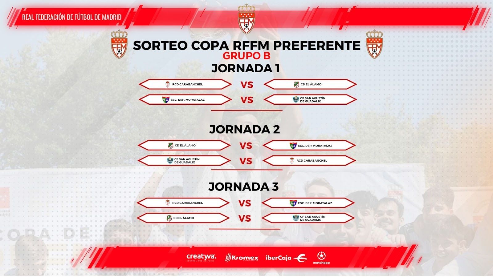 Calendario del Grupo B