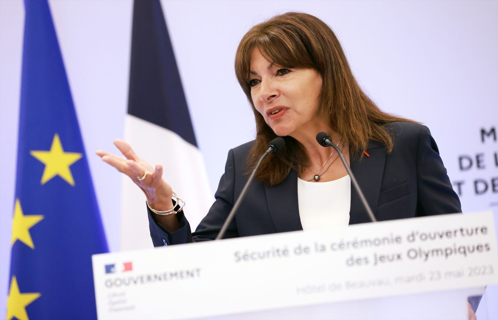La alcaldesa de París, Anne Hidalgo