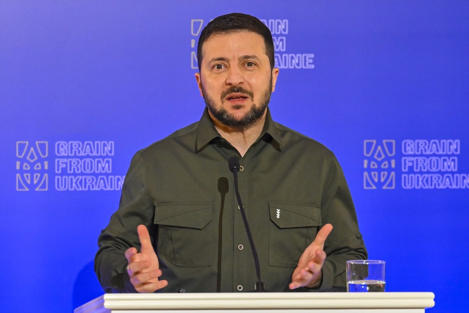 El presidente de Ucrania, Volodimir Zelenski