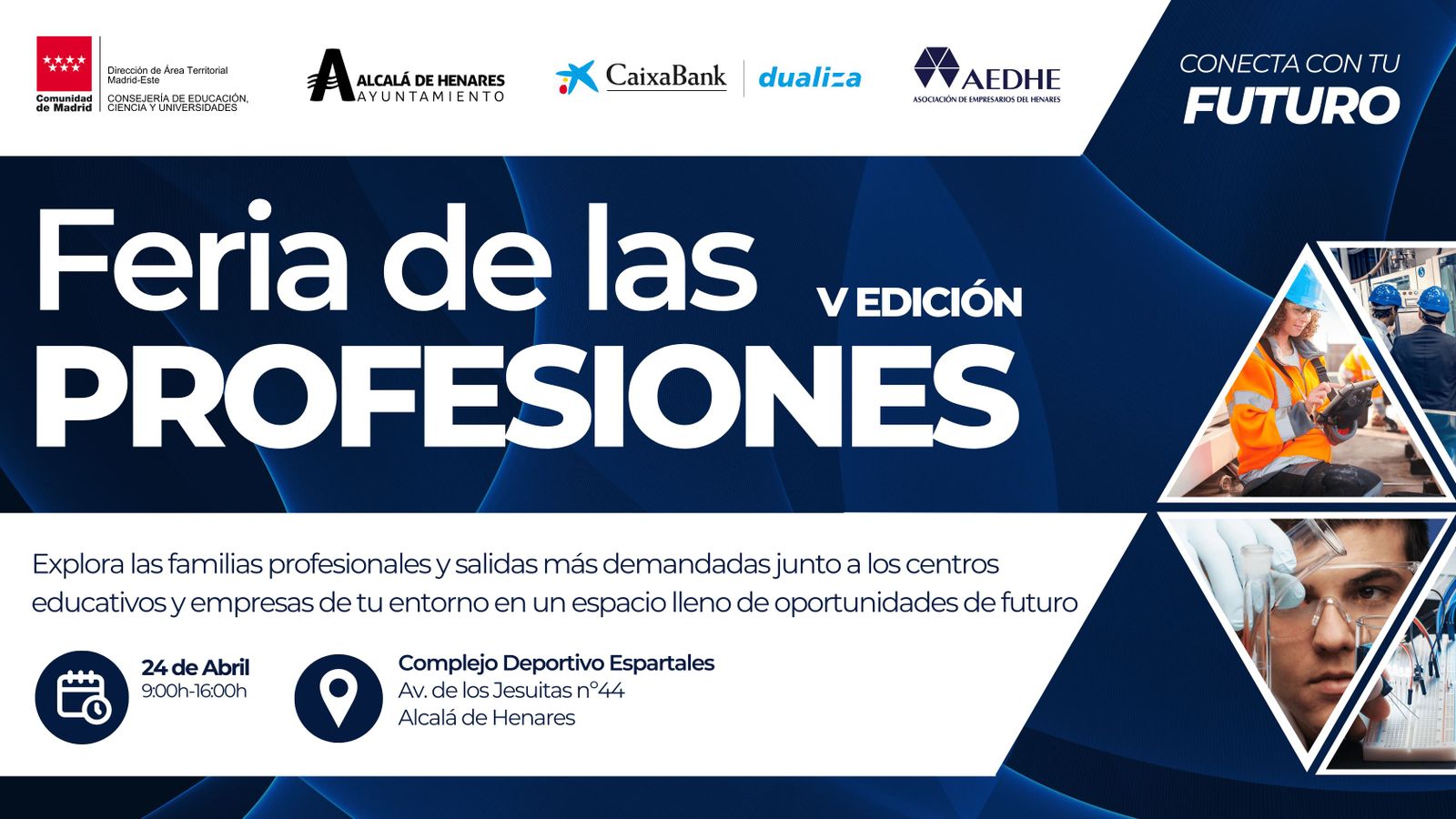 Casi 4.000 estudiantes de la ESO acudirán mañana en Alcalá de Henares a la V Feria de las Profesiones