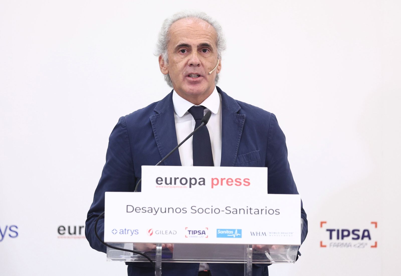 El consejero de Sanidad de la Comunidad de Madrid, Enrique Ruiz Escudero