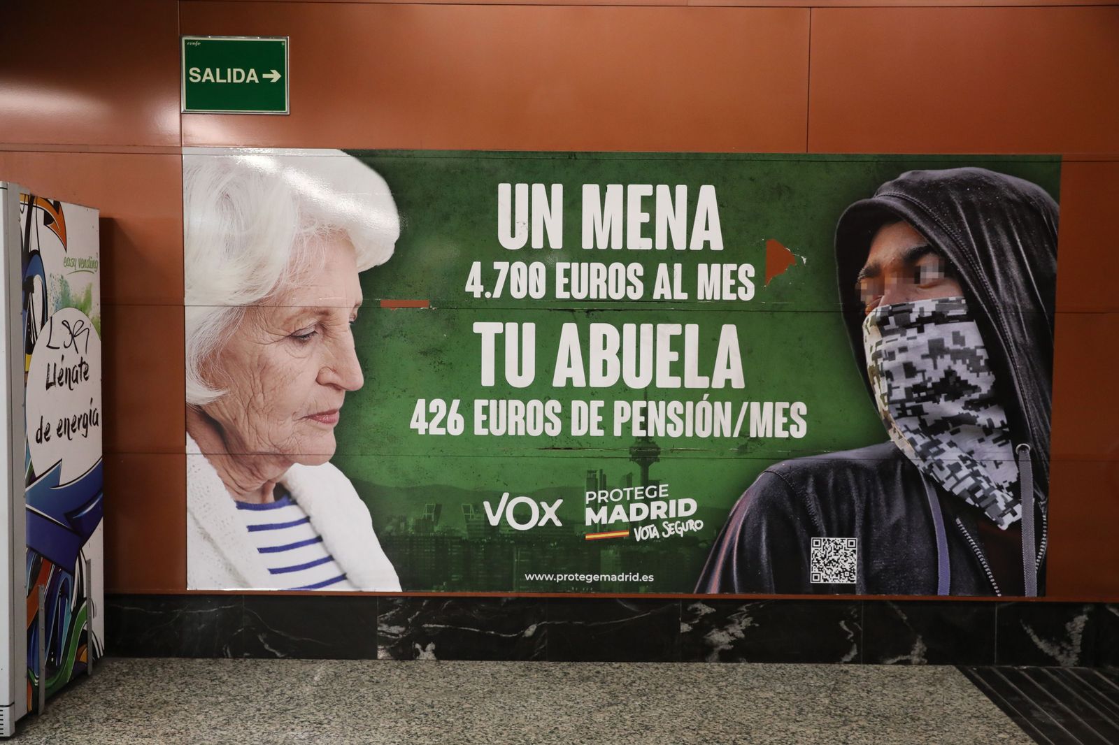 La Audiencia de Madrid refrenda el cartel de Vox contra los menas