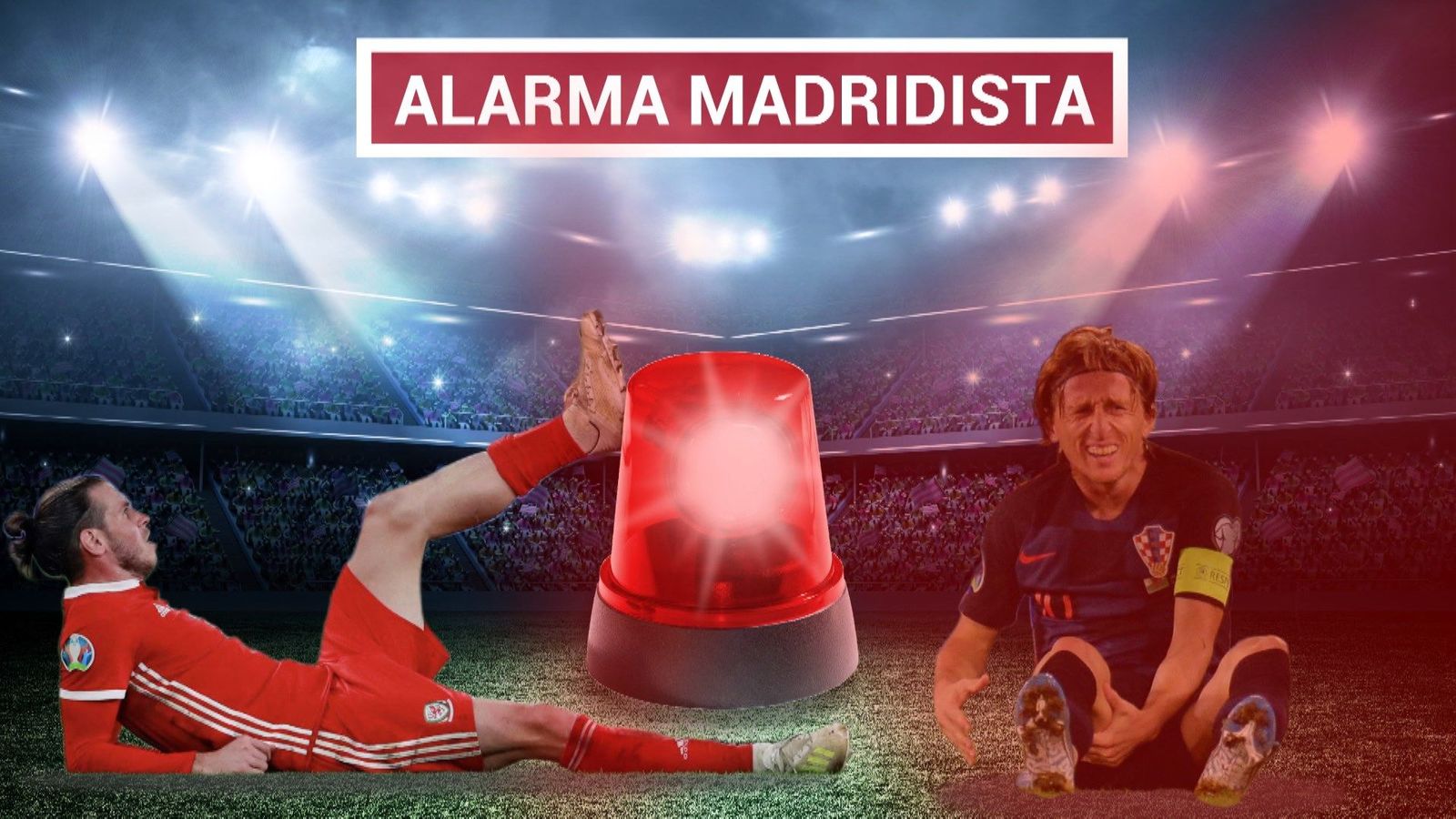 Bale y Modric se lesionan, alerta para el clásico