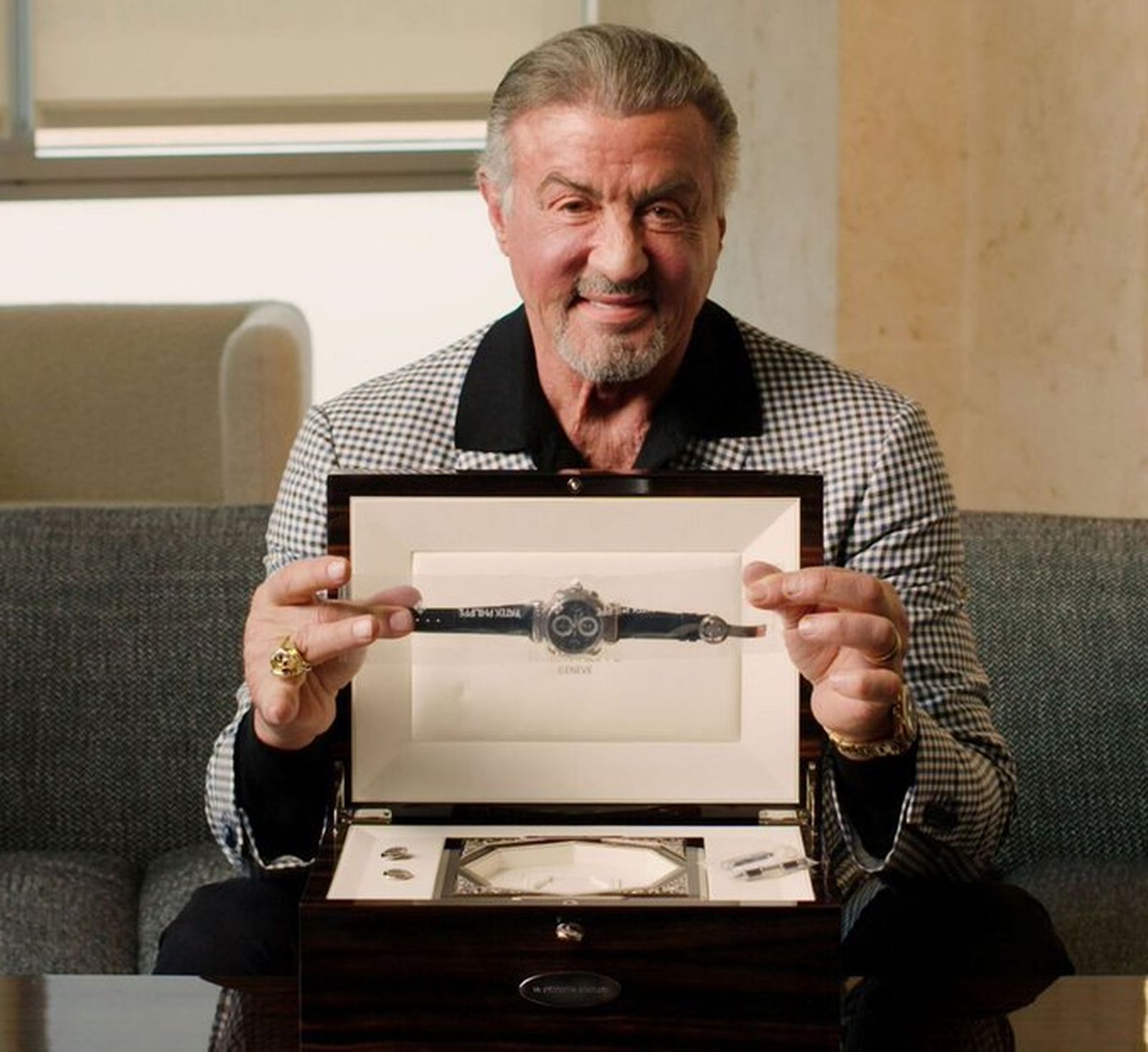 Silvester Stallone subasta once relojes