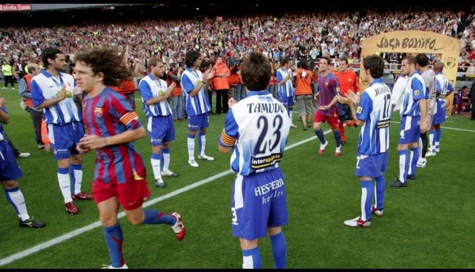 Pasillo del Espanyol al Barcelona