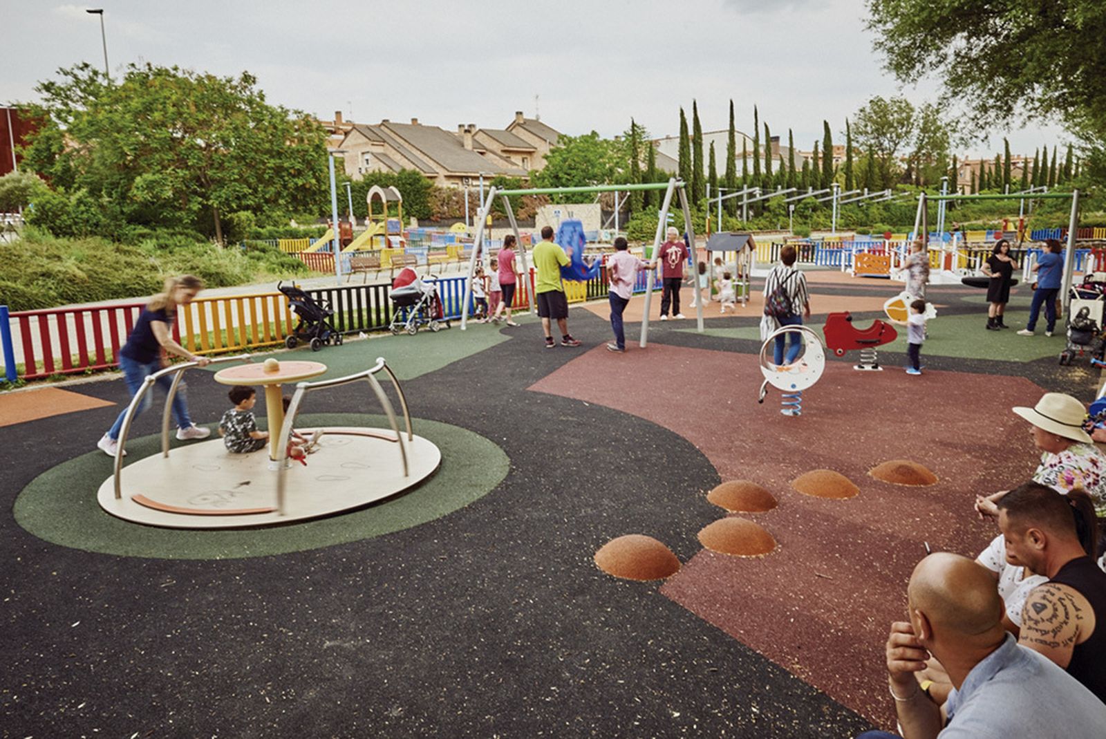 Un parque infantil de Rivas Vaciamadrid