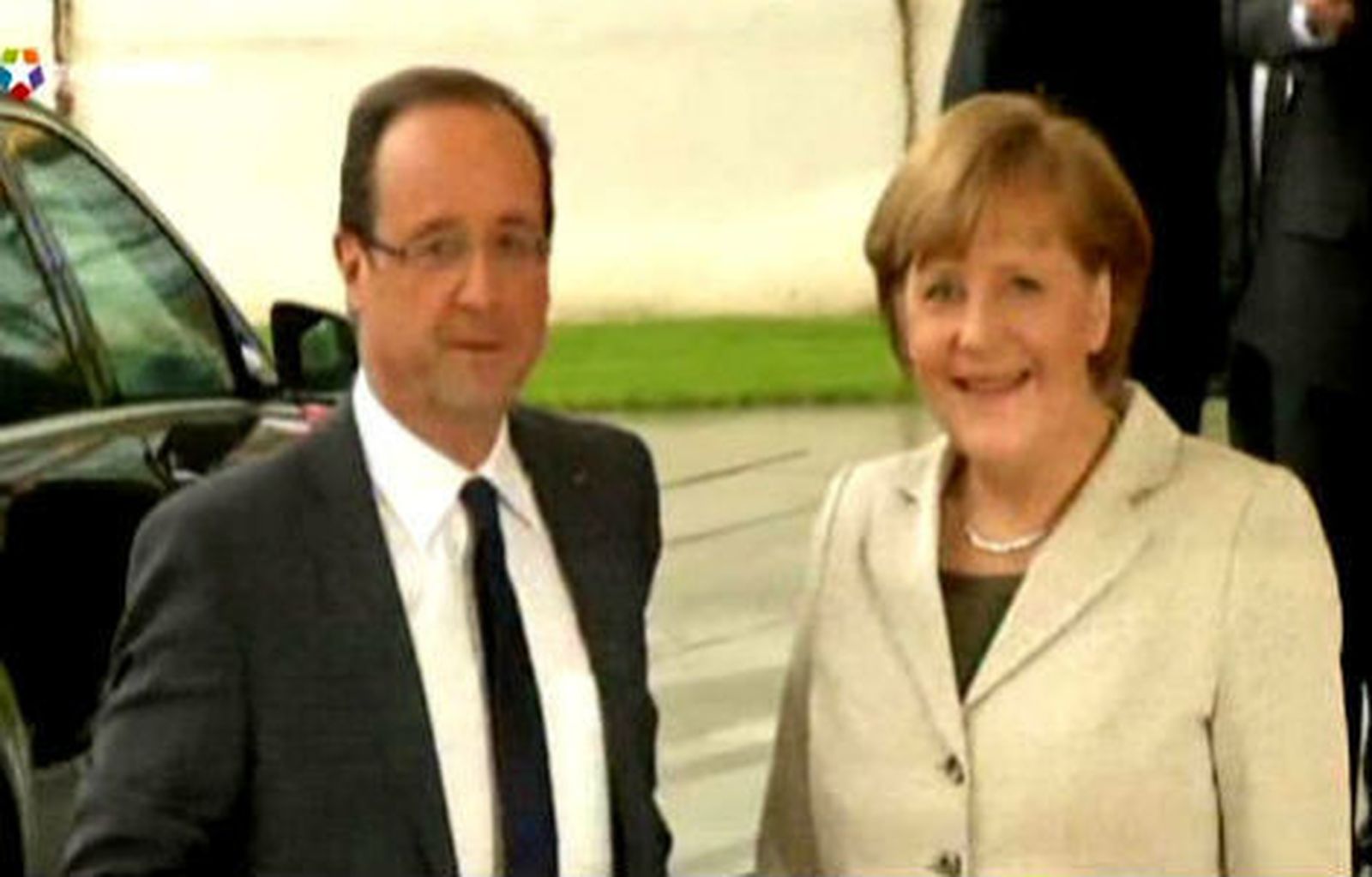 Hollande y Merkel