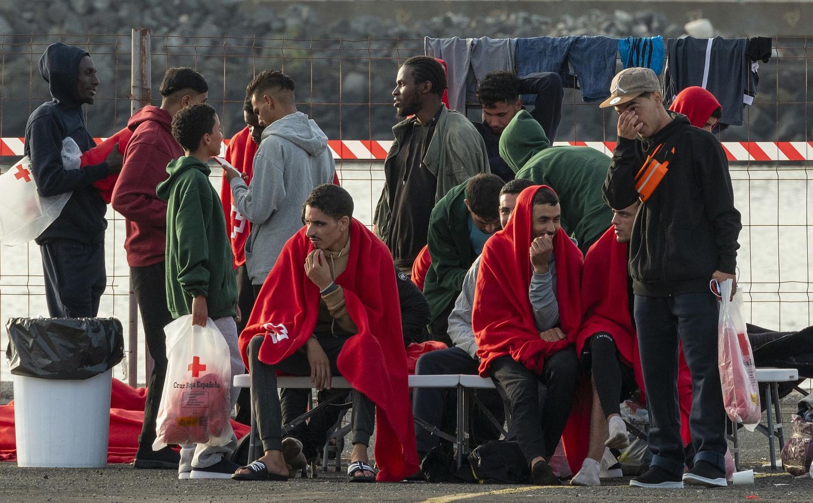 Rescate de inmigrantes en Lanzarote