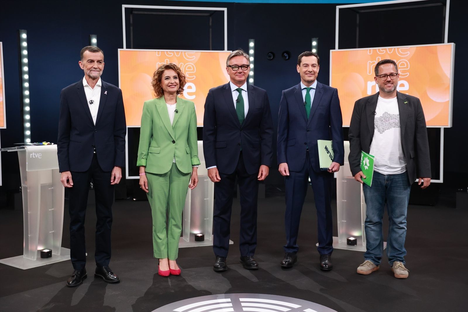 Los cinco principales candidatos a la Presidencia de la Junta de Andalucía