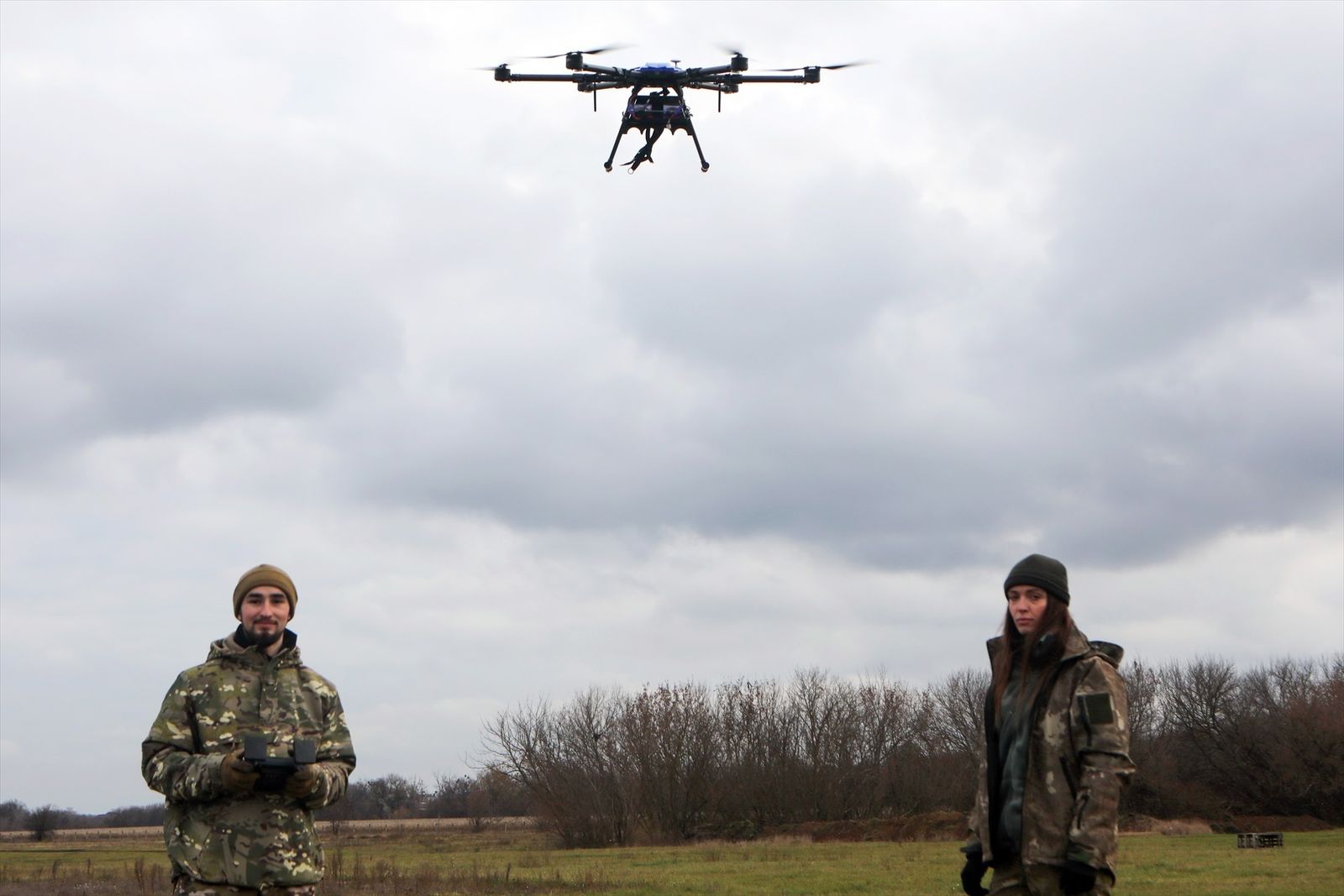 Dron volando