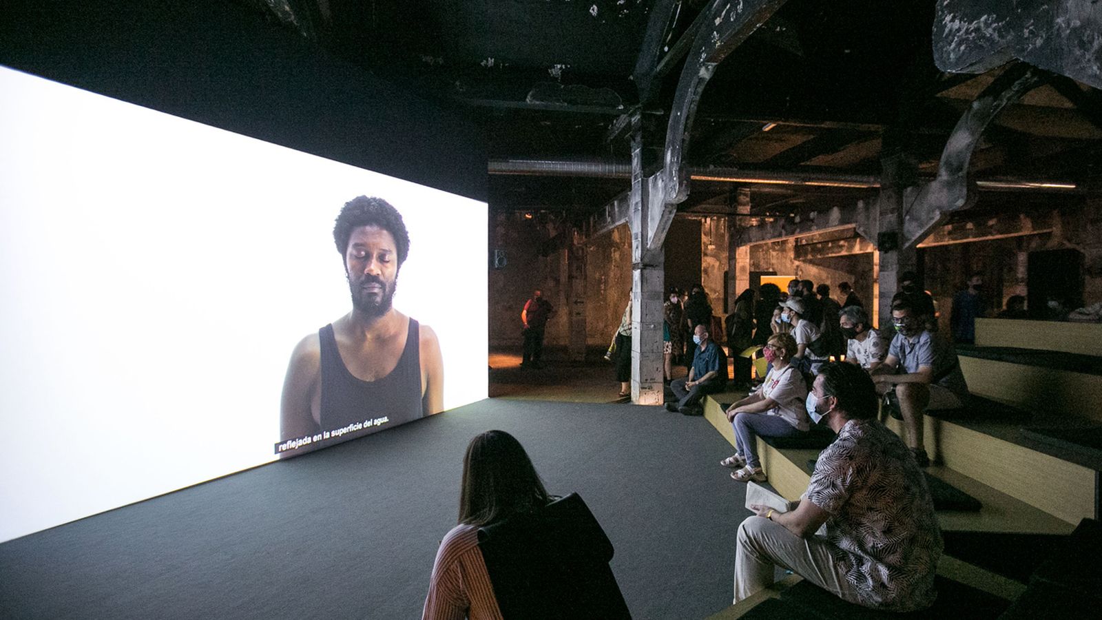 Imagen de una proyección en Matadero Madrid