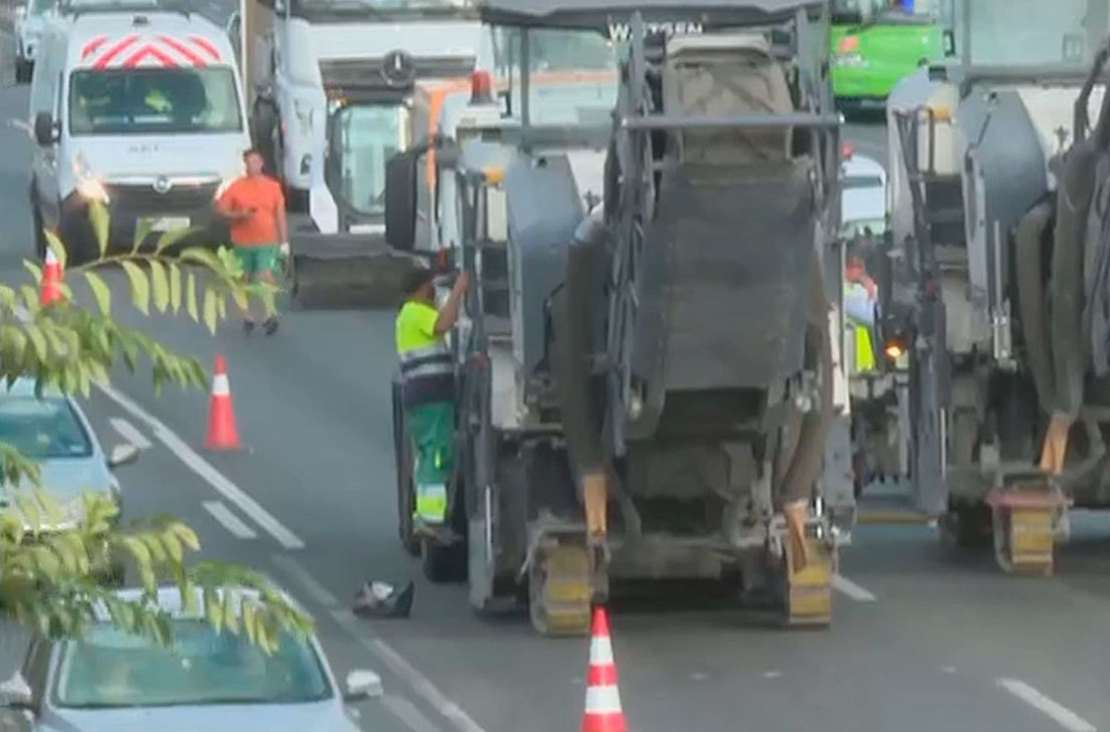 Obras en la A-6