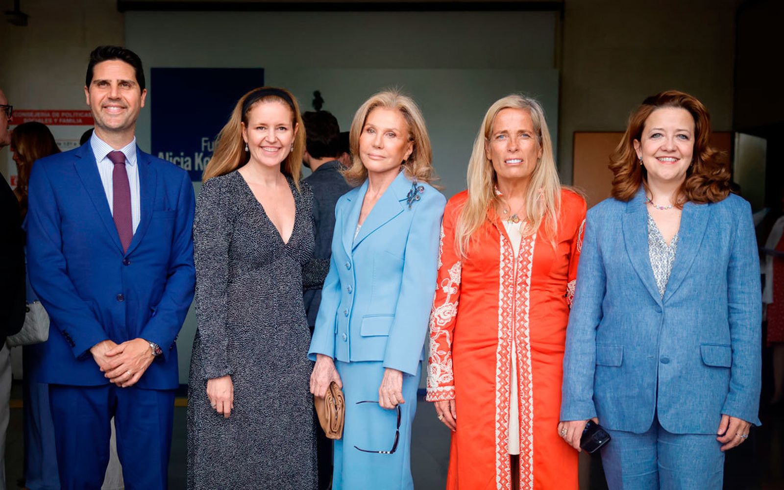 Emilio Viciana, Ana Dávila, Alicia Koplowitz, Rocío Albert y Fátima Matute