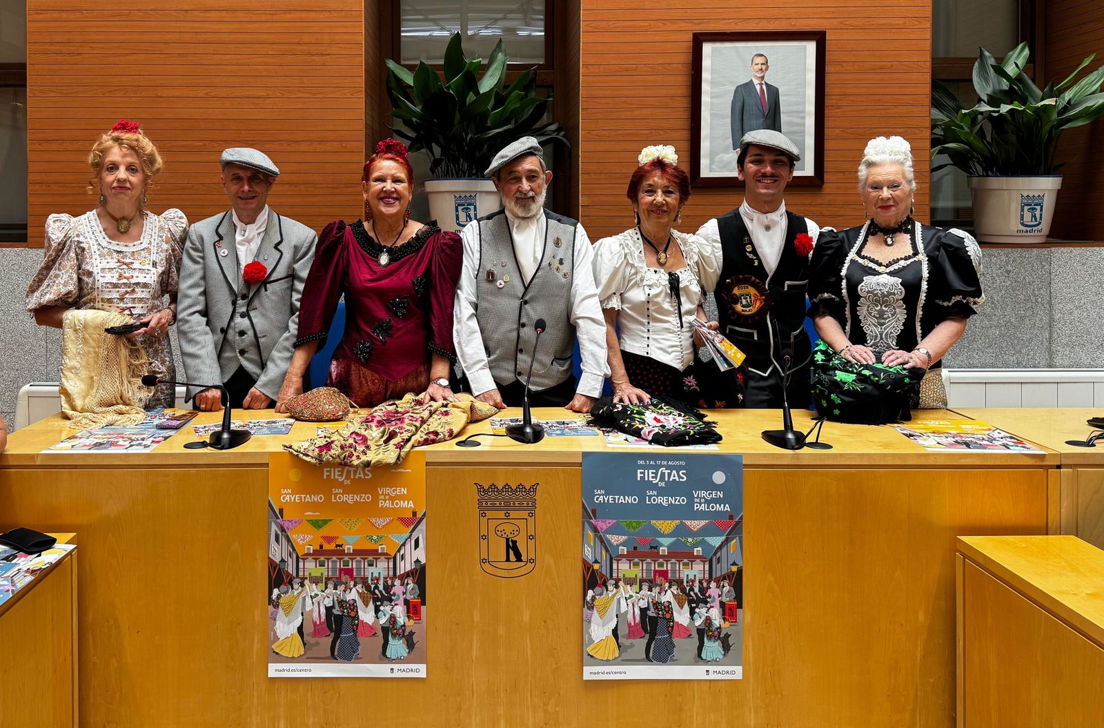 Presentacxión de las fiestas de San Cayetano, San Lorenzo y la Virgen de la Paloma