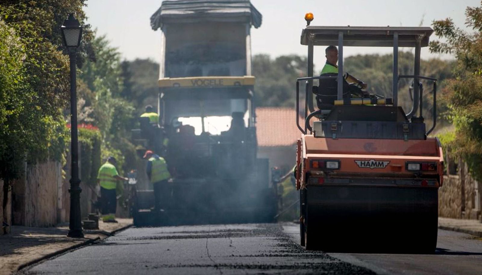 Operación asfalto en Las Rozas