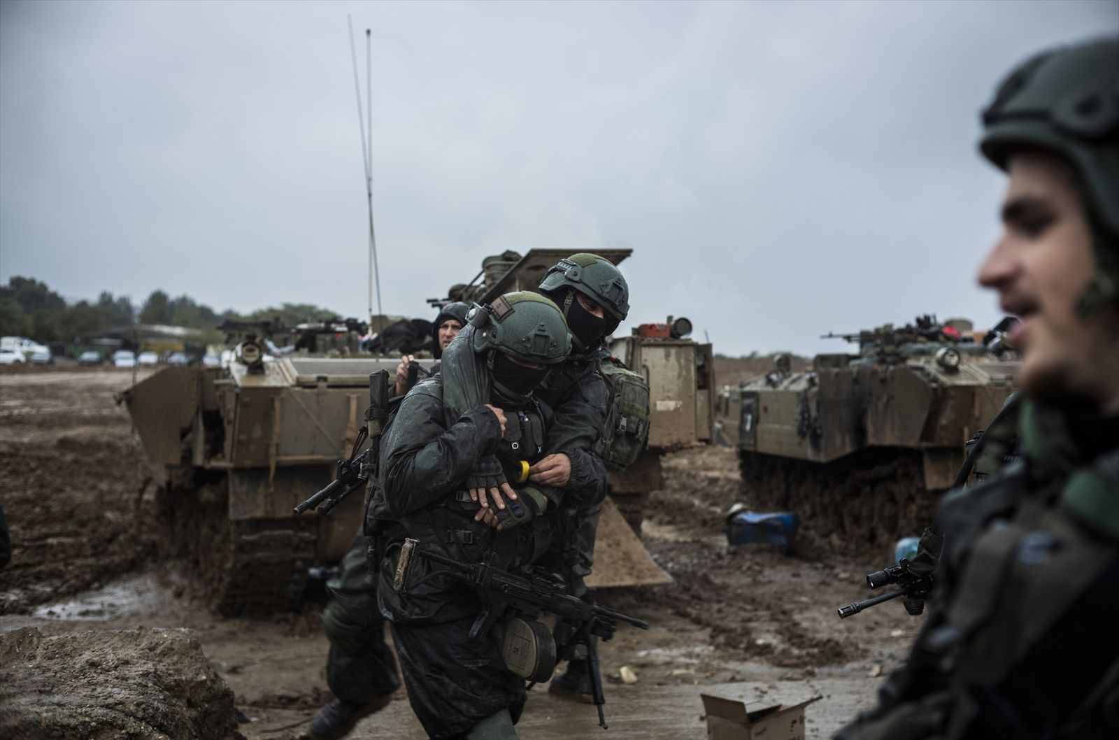 Soldados israelíes en Gaza