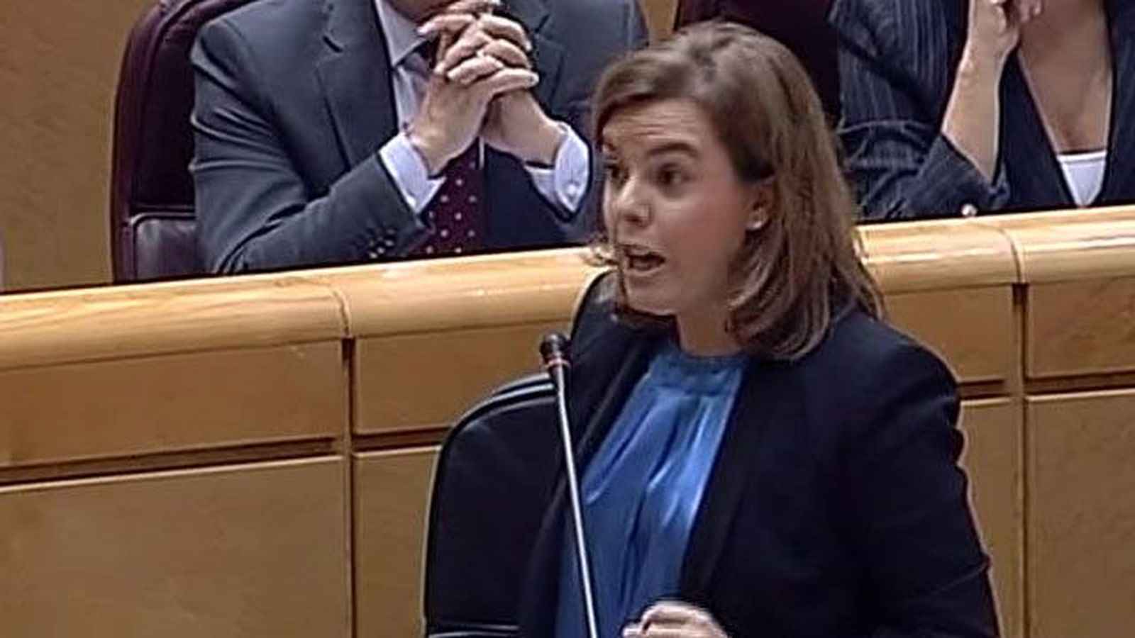 Santamaría: "Ni el Gobierno ni el PP van a prestar sus votos para la secesión"