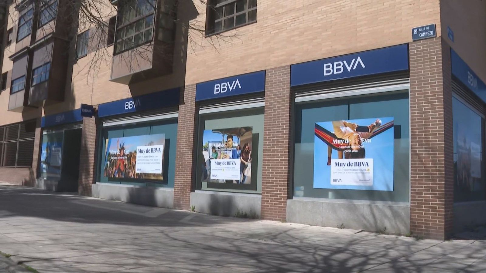 Fracasa el atraco a una sucursal del BBVA en San Blas