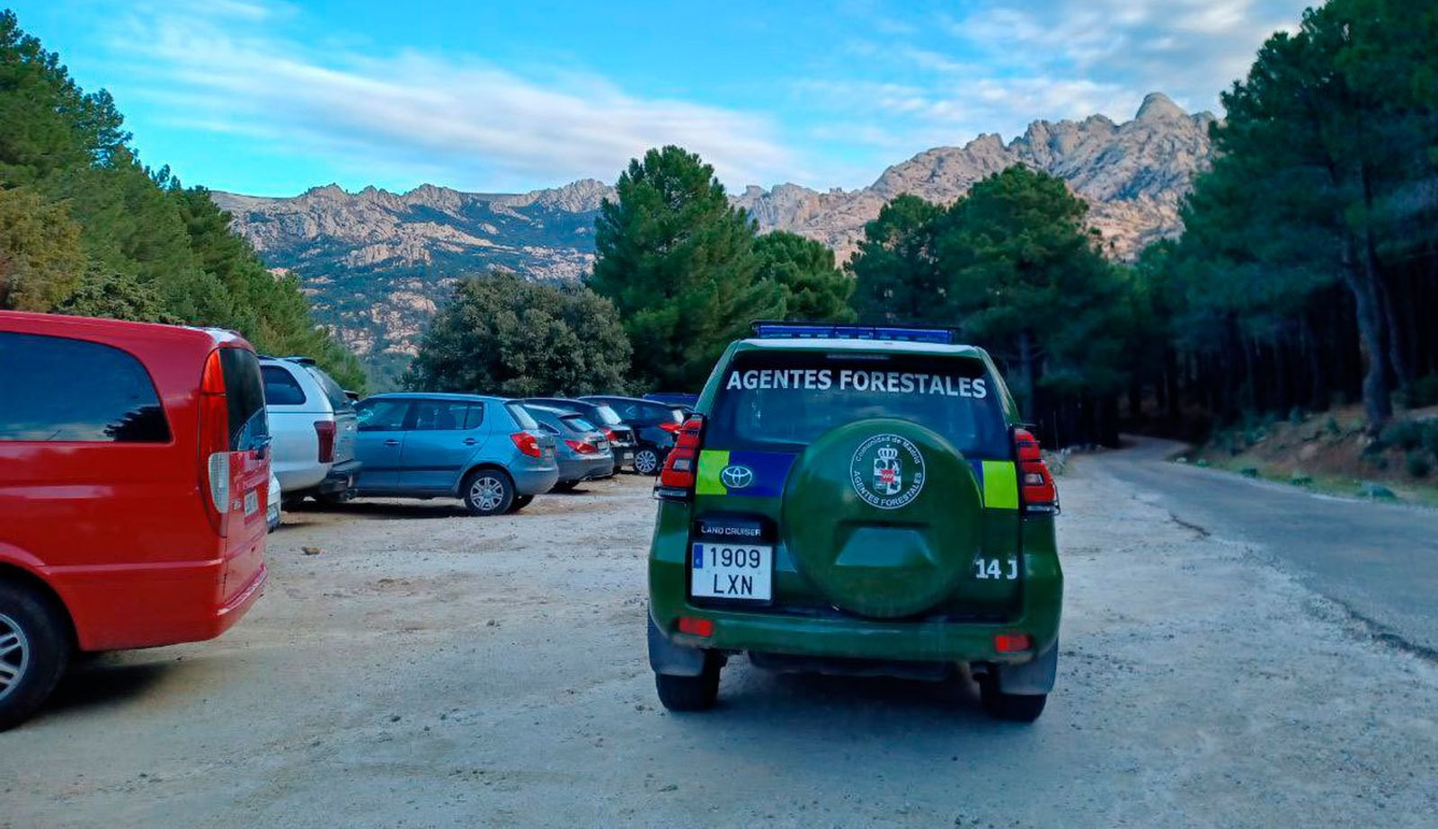 Aparcamiento de la Pedriza