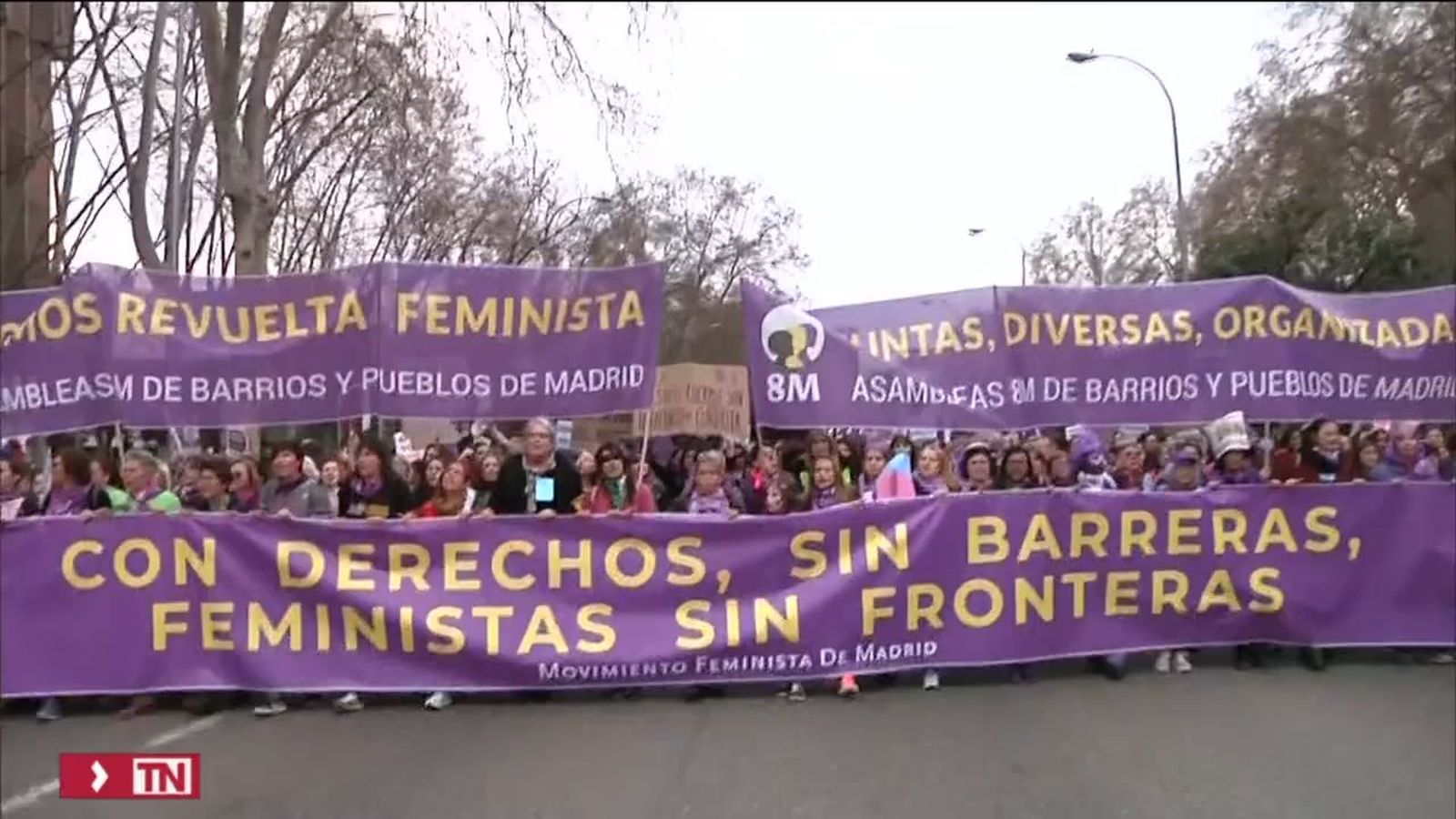 Las manifestaciones del 8M