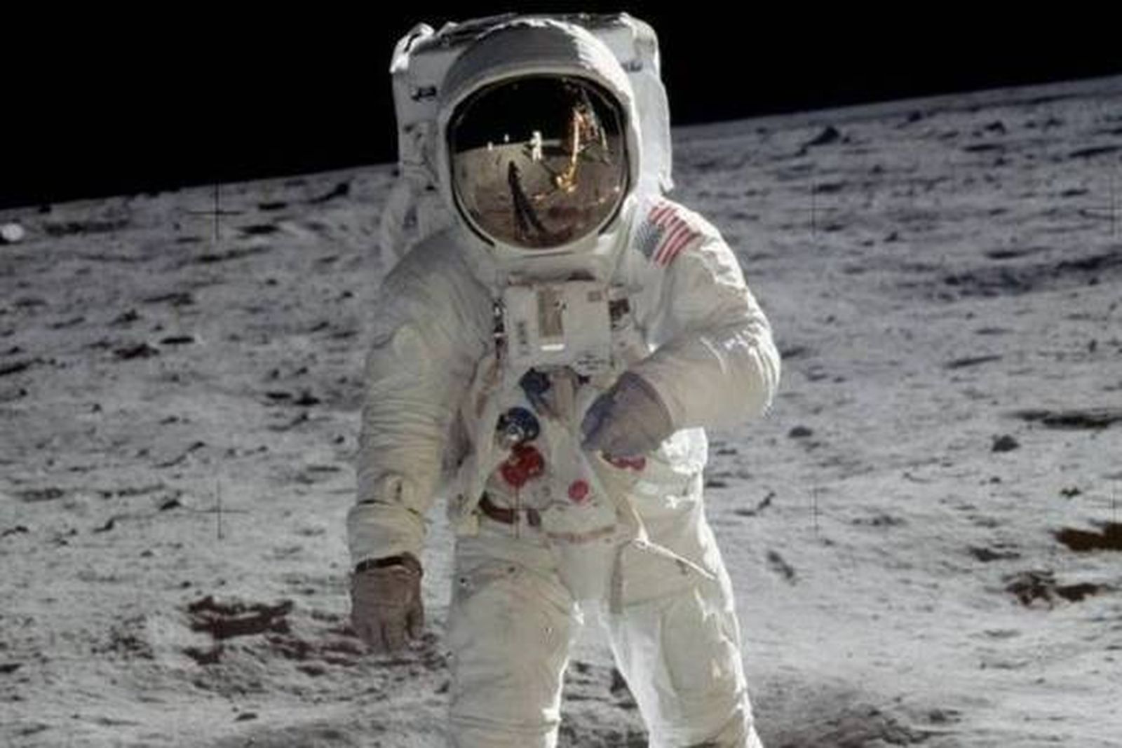 Edwin Aldrin en la luna