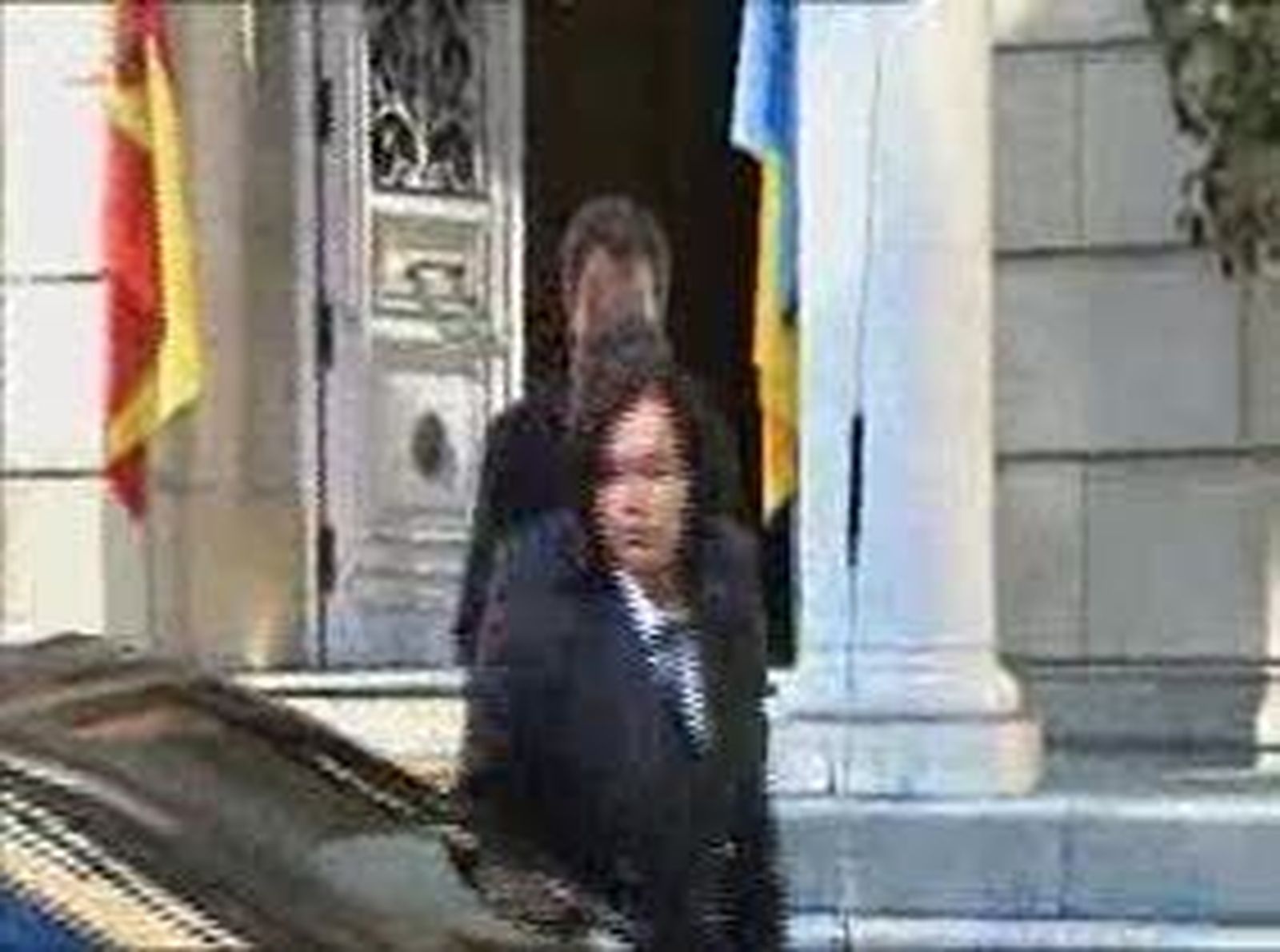 Zapatero con paulino Rivero