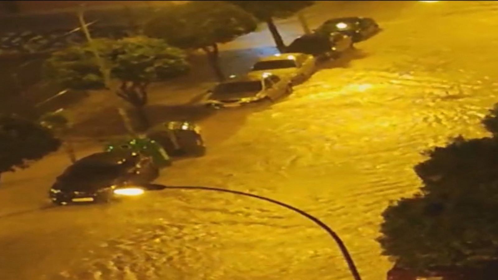 La lluvia provoca inundaciones en Murcia, Navarra y Guipúzcoa