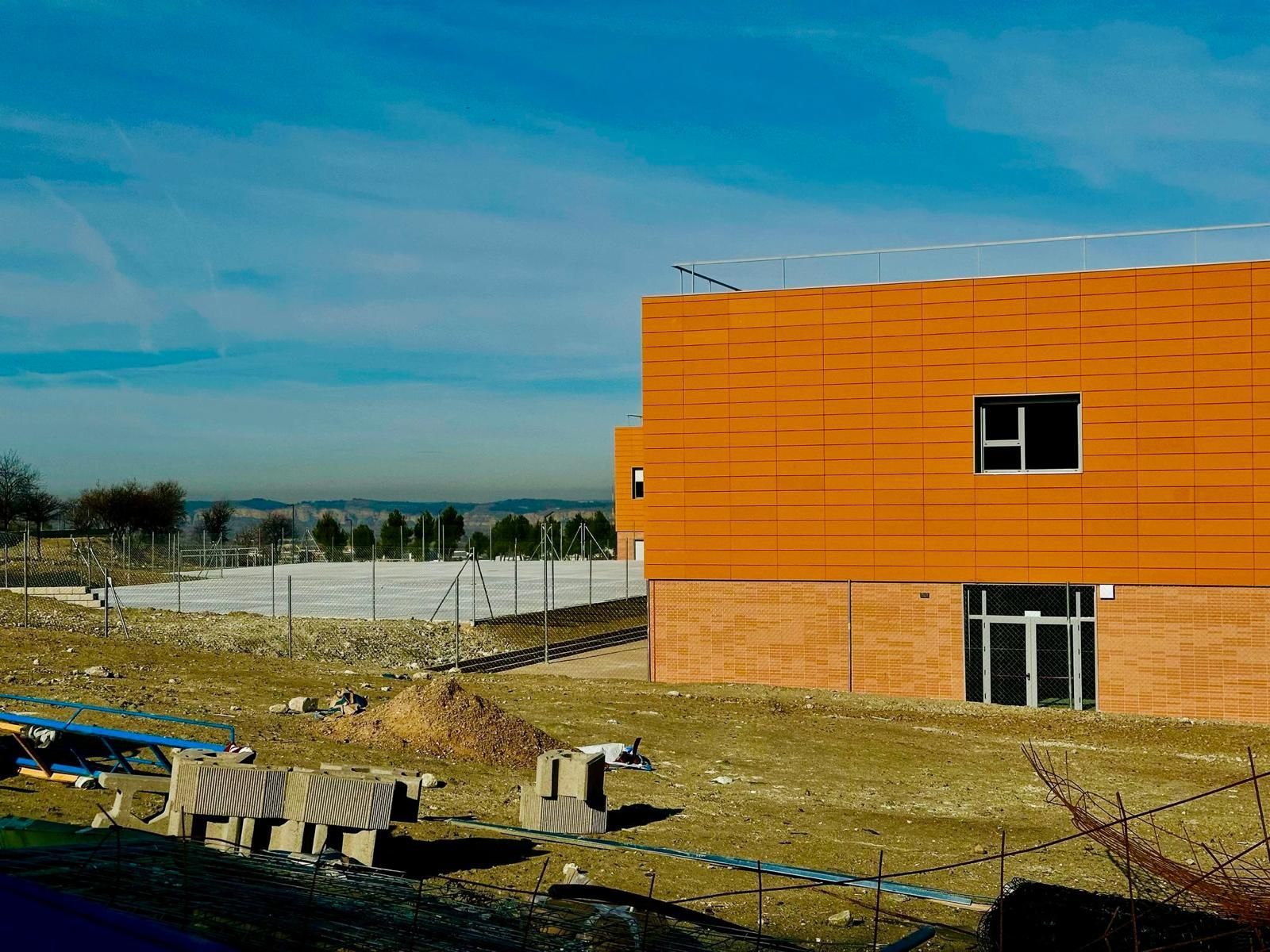 Obras del nuevo IES de Arganda del Rey