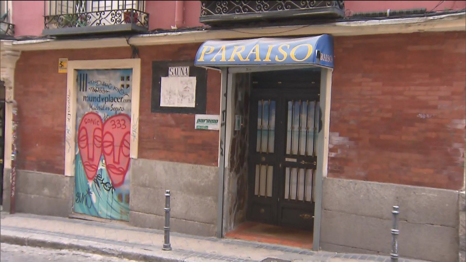 Sobredosis en la sauna Paraíso de Madrid