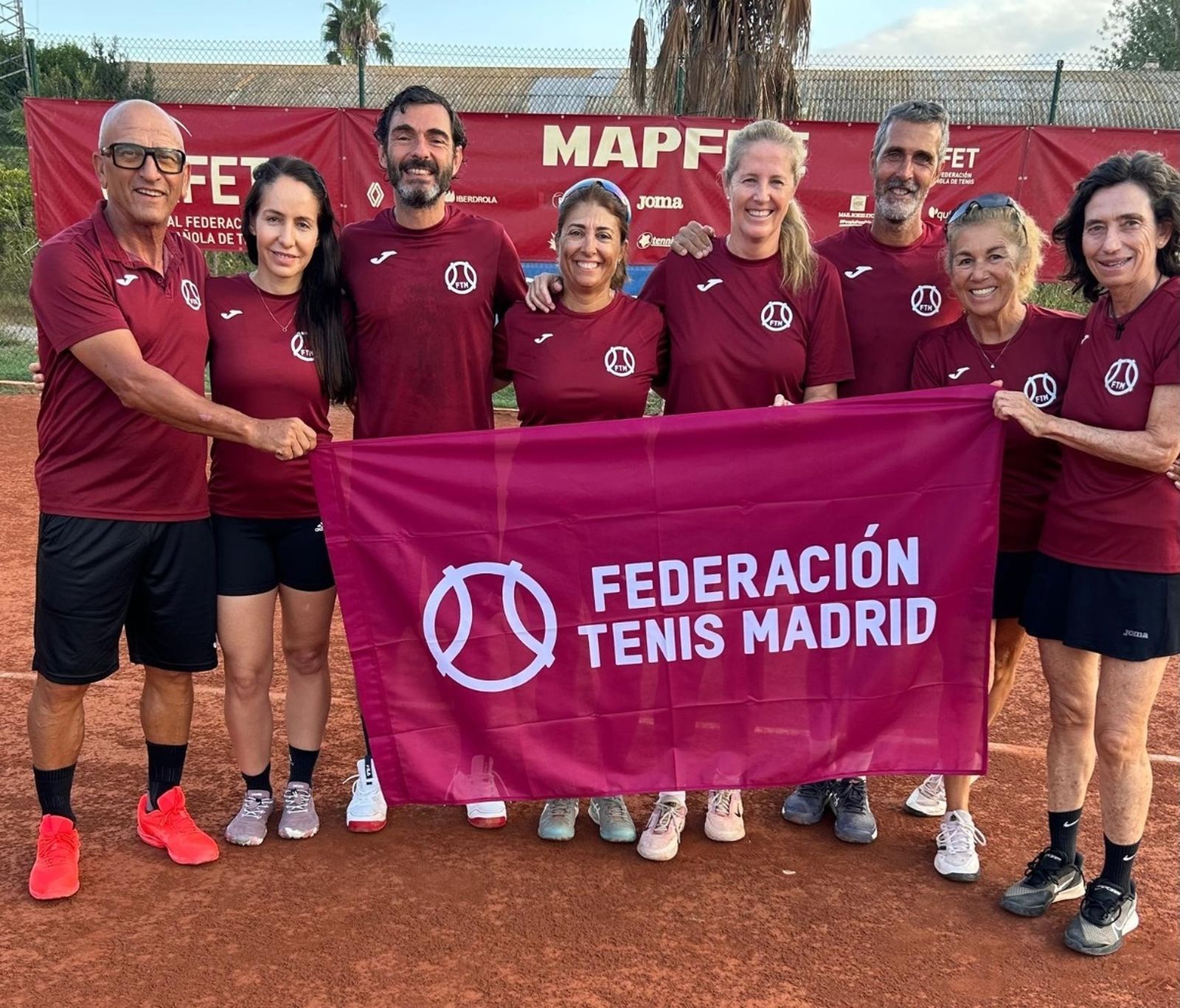 Equipo de Madrid senior femenino de tenis