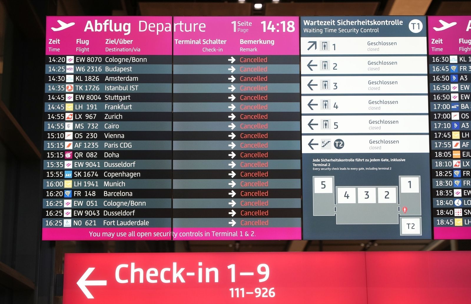 Huelga aeropuertos Alemania
