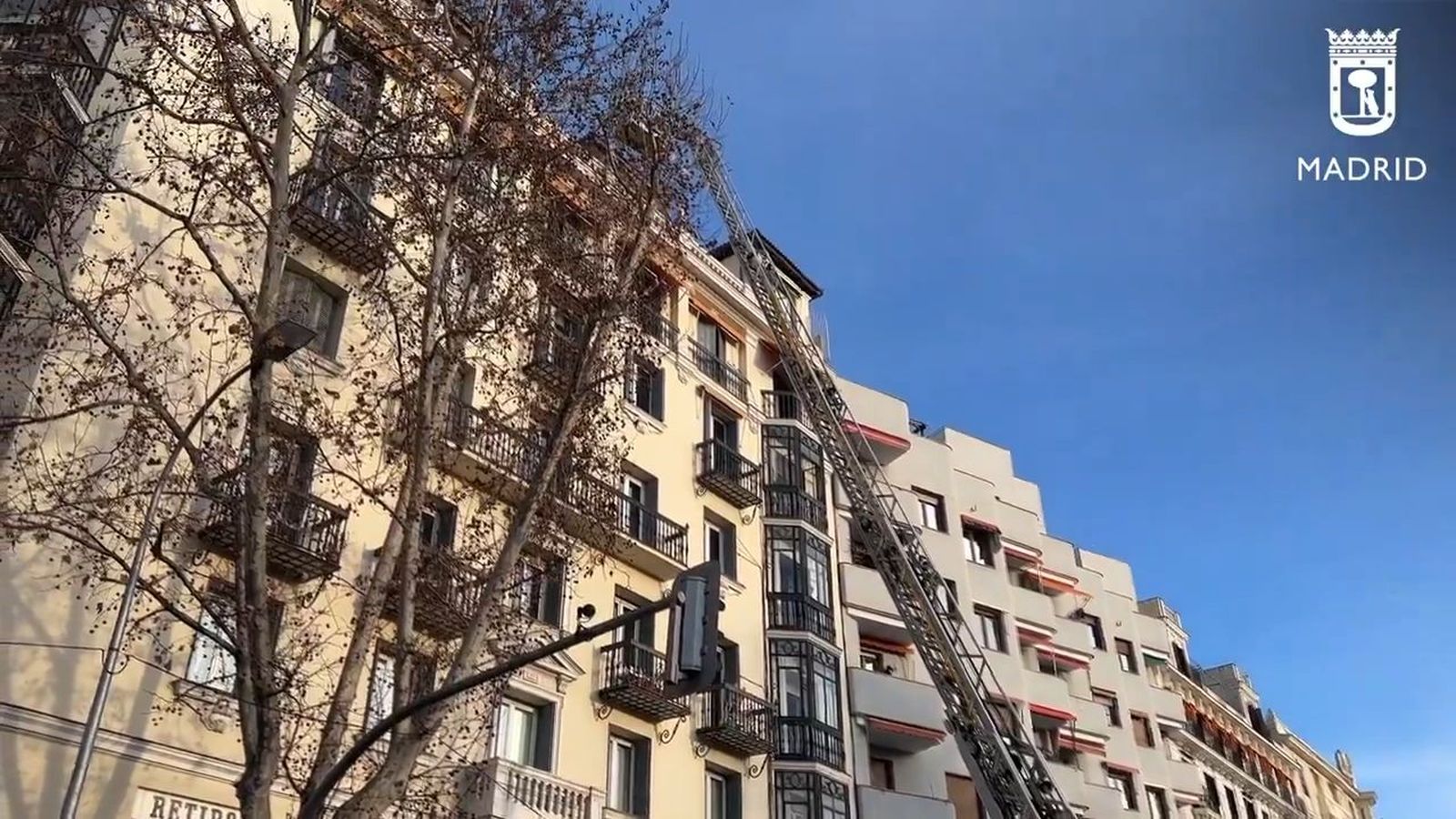 Incendio en una vivienda en Retiro