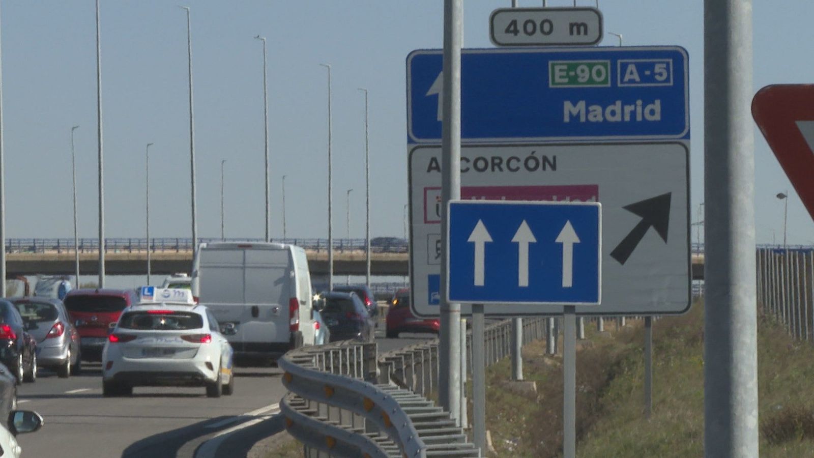 Transportes modifica el carril bus de la A-5 entre Móstoles y Cuatro Vientos tras las quejas recibidas