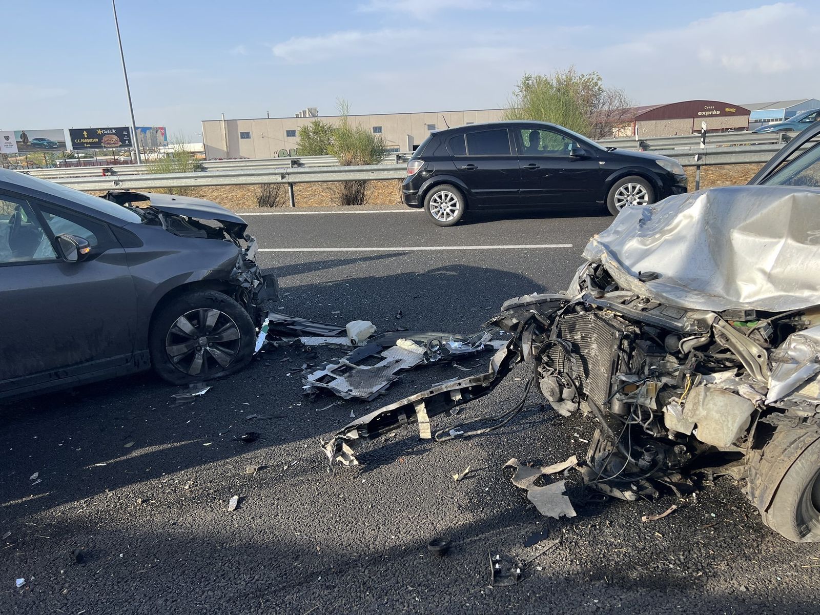 Accidente múltiple en Leganés