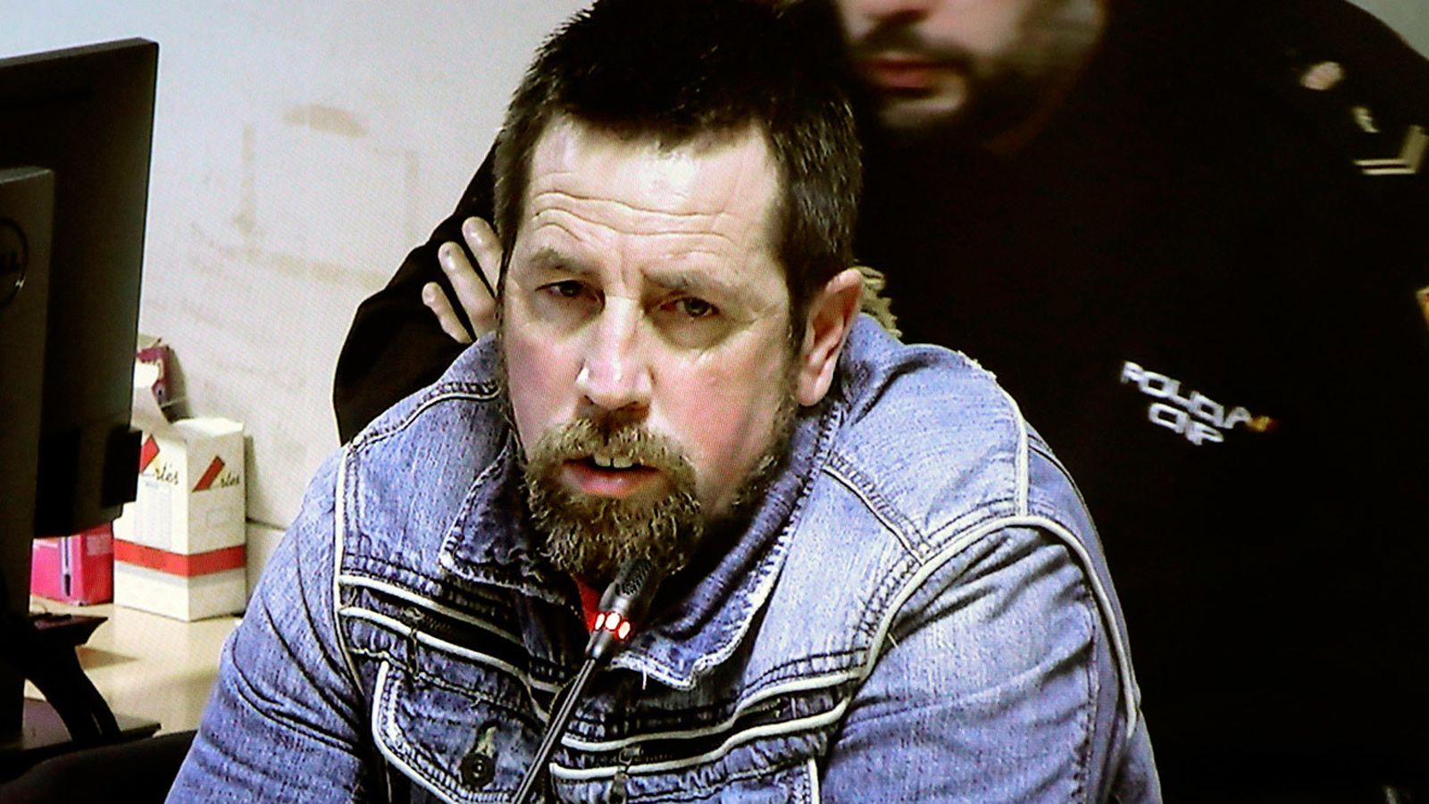 José Enrique Abuín Gey, alias 'El Chicle', durante el juicio por la violación y asesinato de Diana Quer
