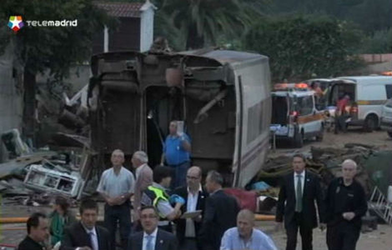 El accidente de tren en España conmociona a la prensa internacional