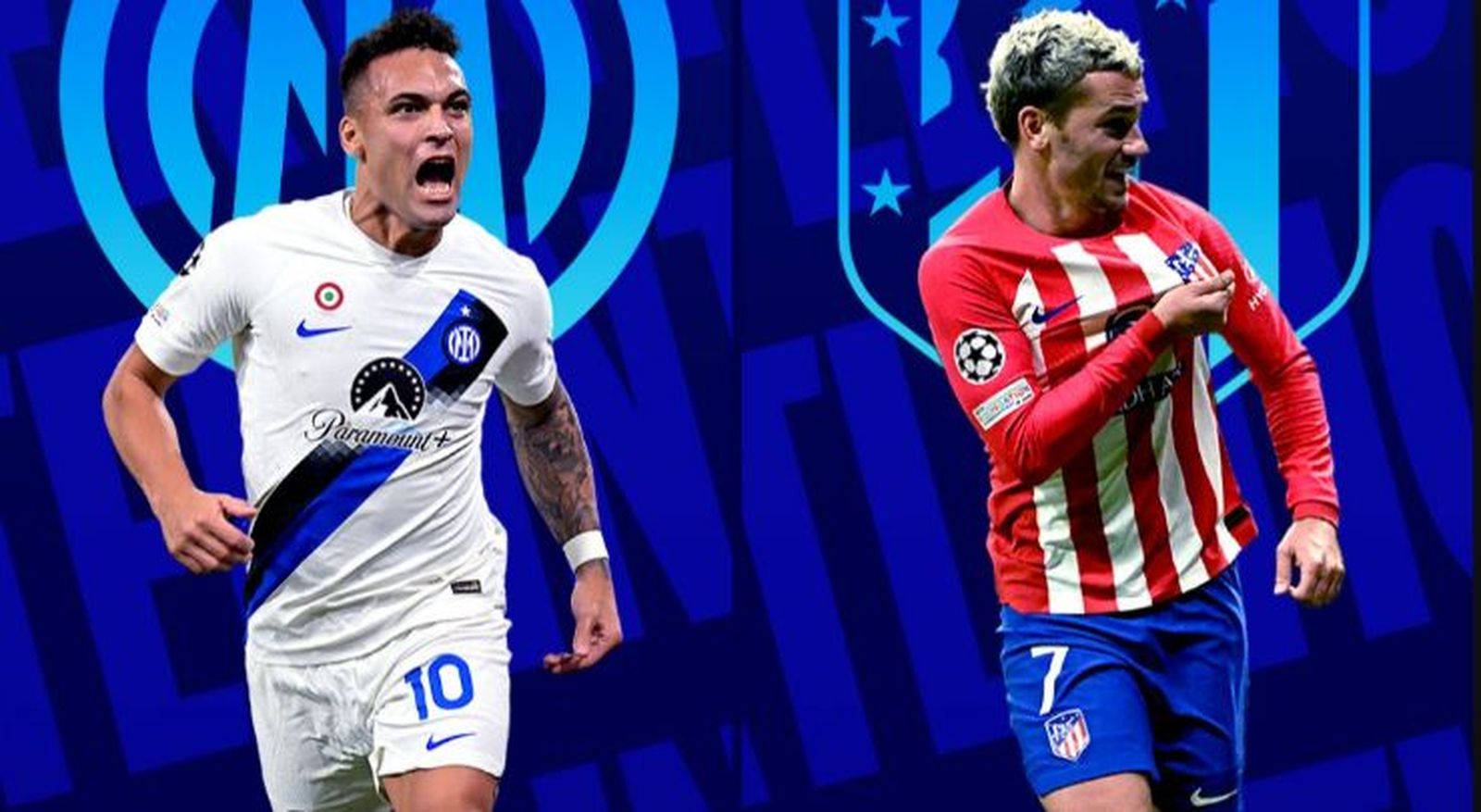 Lautaro Martínez y Griezmann
