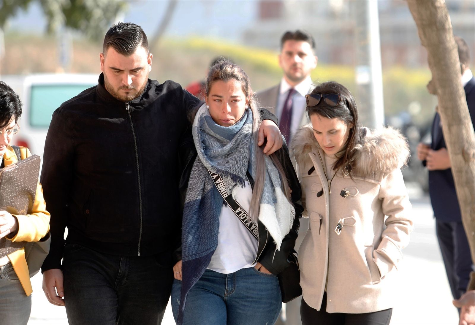 Los padres de Julen, José Roselló y Ana García, llegan a los juzgados Nº9 de instrucción de Madrid, en febrero de 2019