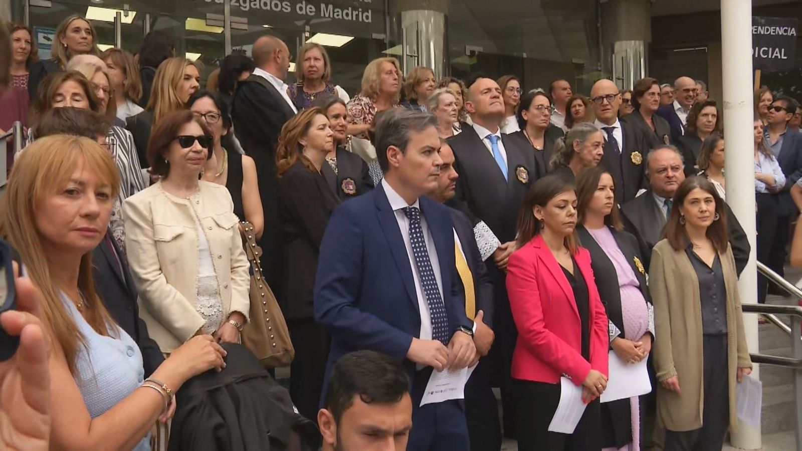 Paro de jueces y fiscales pidiendo la retirada de dos reformas impulsadas por el Gobierno