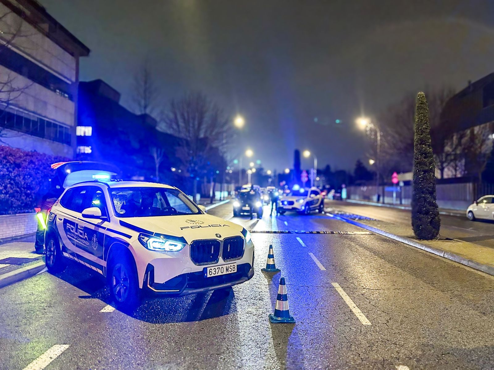 Control de alcoholemia de la Policía Local de Majadahonda
