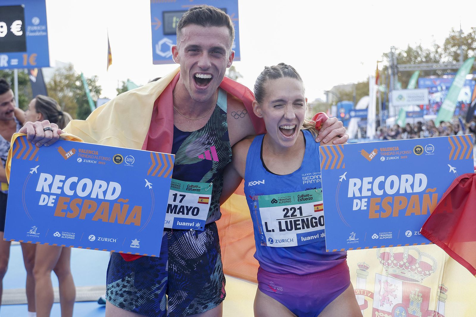 Carlos Mayo y Laura Luengo