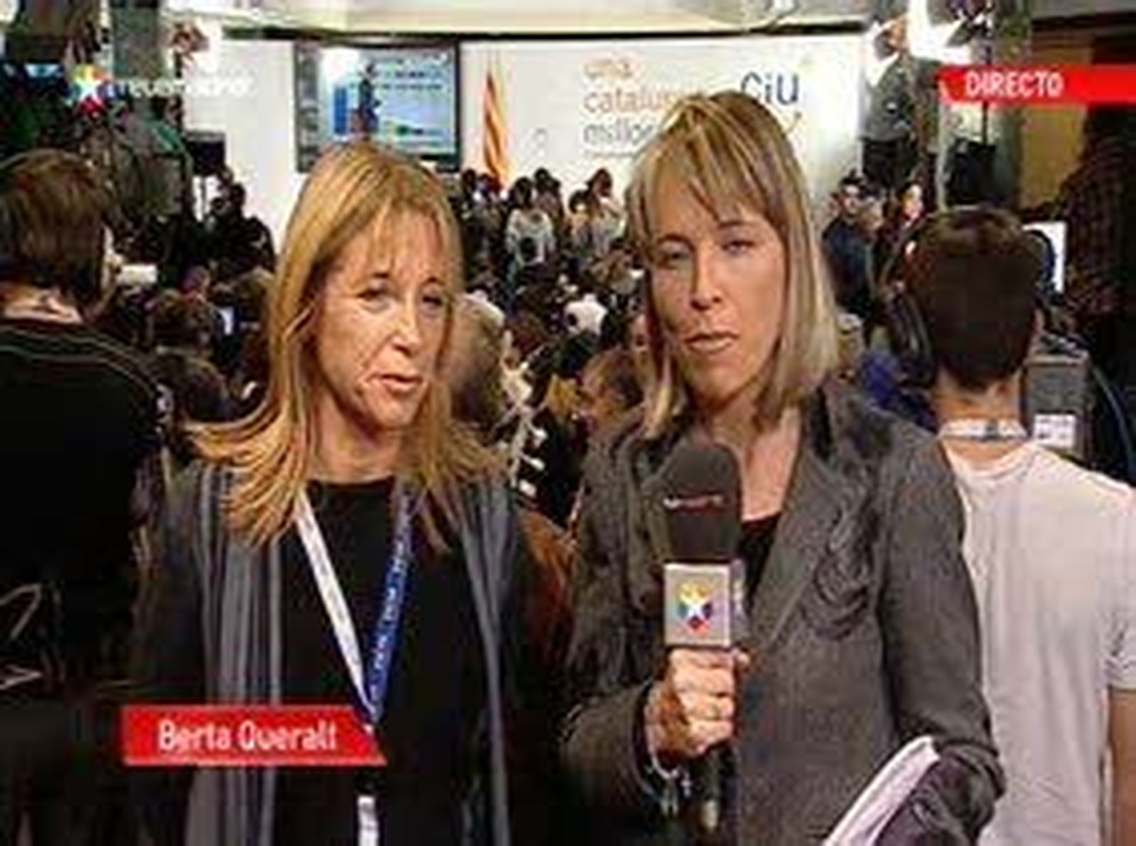Joana Ortega habla de la victoria de CiU