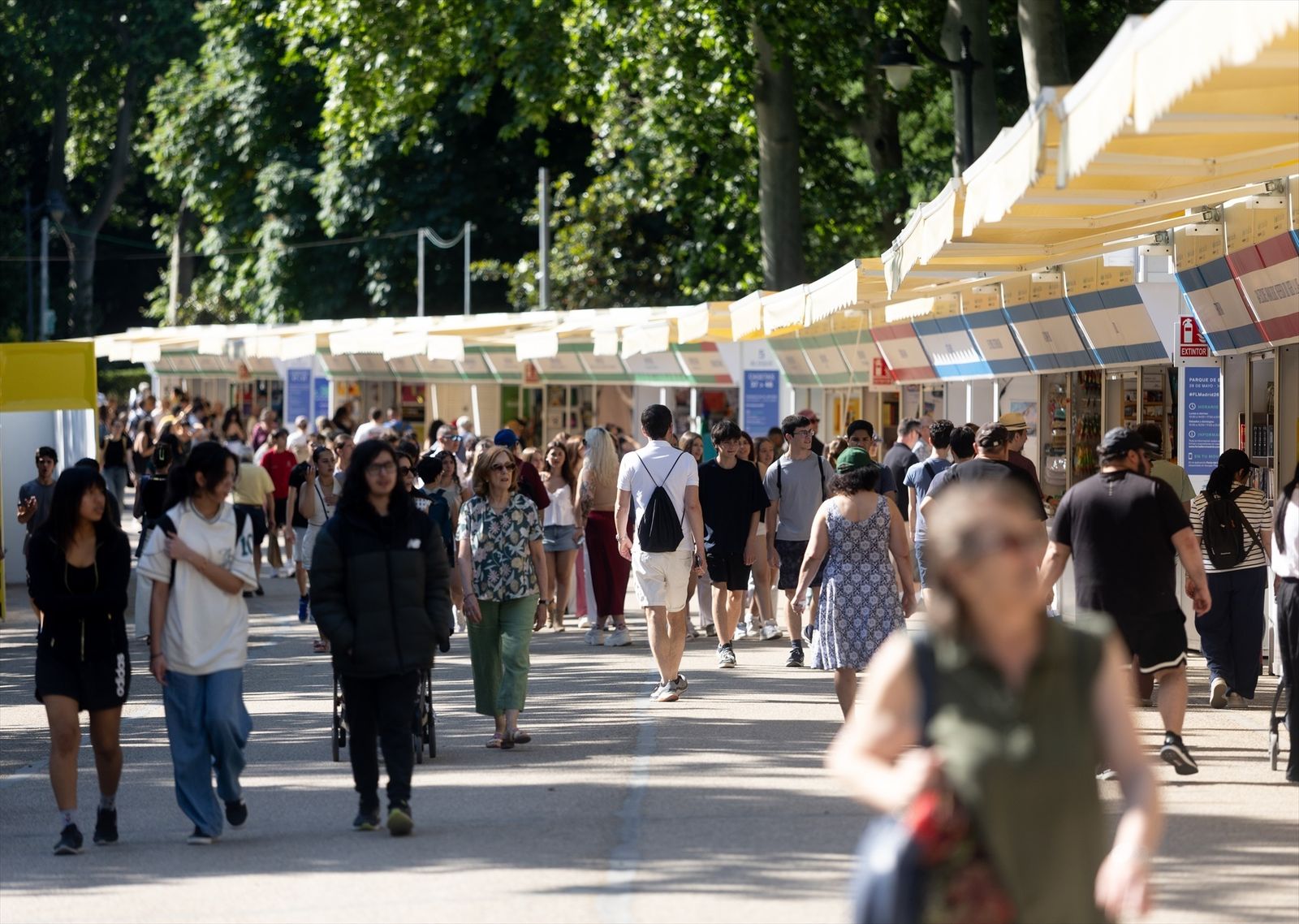 Casetas de la Feria del Libro de Madrid
