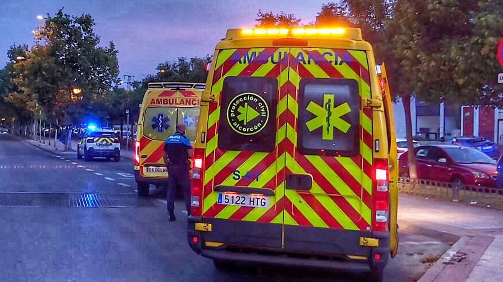 Ambulancia en Alcorcón