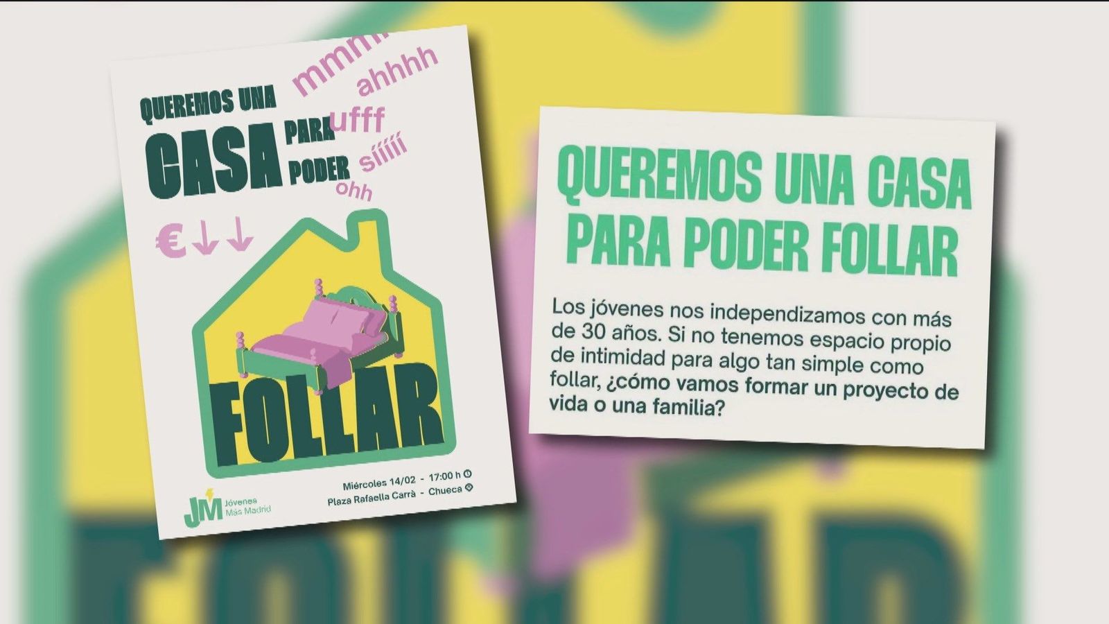 Una campaña polémica de Más Madrid: PP y Vox la critican mientras el PSOE le resta importancia