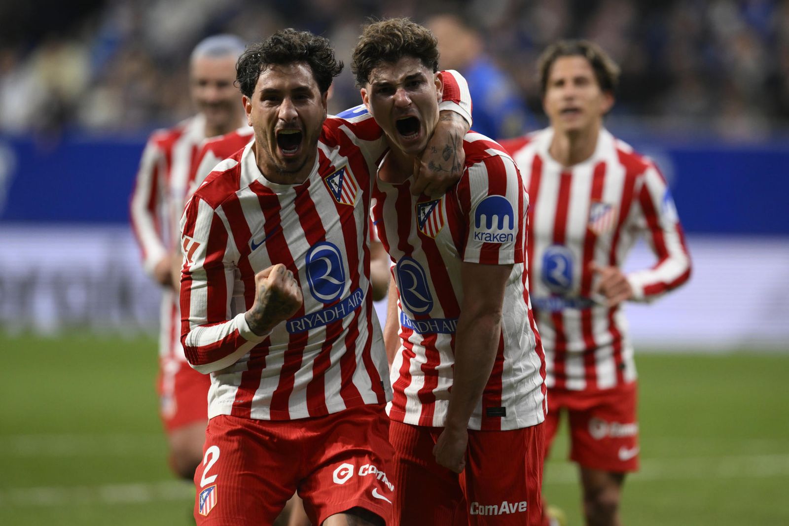 Giménez y Julián Alvarez